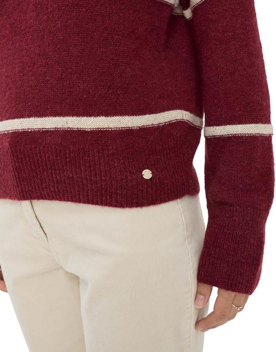Actual product image BRAX Lightweight Alpaca Sequins Stripe Pullover (40, 42)