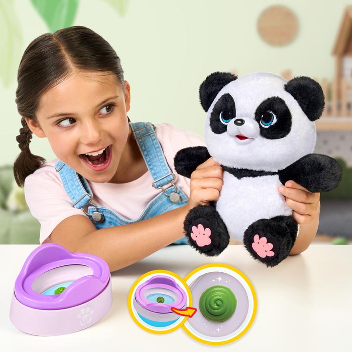 Actual product image Little Mein Baby Panda Live Pets (24 cm)