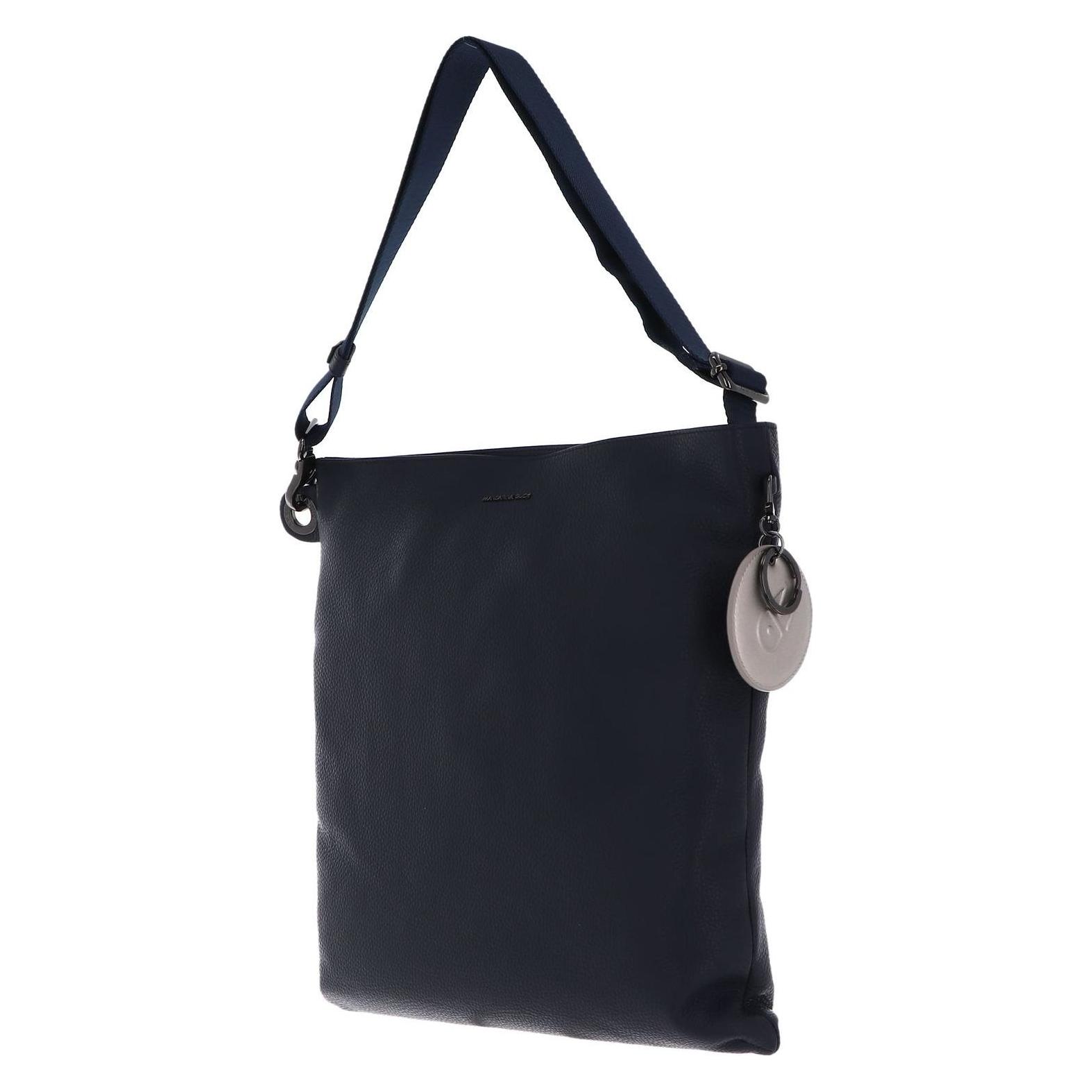Mandarina Duck, Damen, Handtasche, Mellow Leather Crossover Bag, Blau