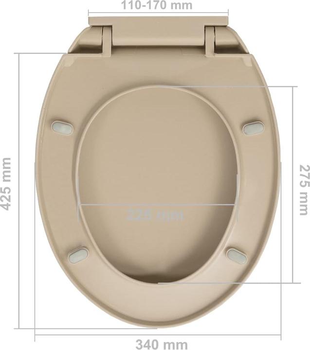 Produktbild vidaXL Toilettensitz