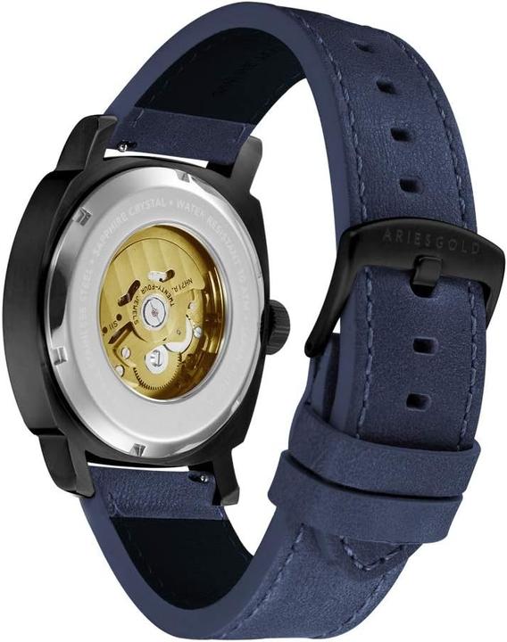 Actual product image Aries Gold G 9025 BK-BUG (Skeleton watch)
