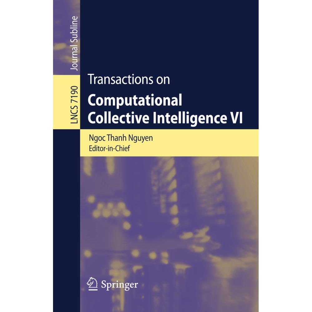 Transactions on Computational Collective Intelligence VI, Fachbücher von Ngoc Thanh Nguyen