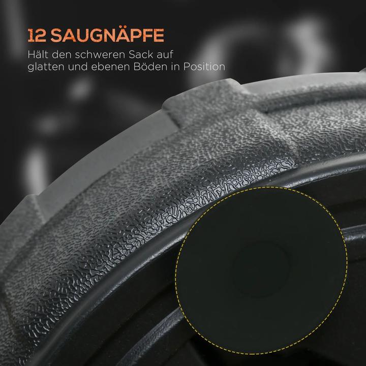 Immagine prodotto Swisshandel24 Punching ball, sacco da boxe 147-165 cm regolabile in altezza, allenatore di boxe stazionario (23 cm)