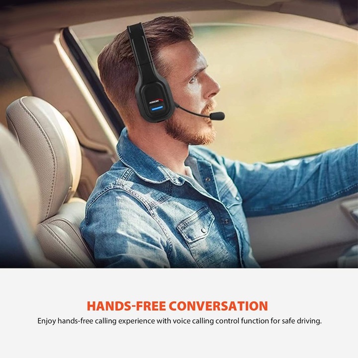 Produktbild Audiocore Bluetooth-Callcenter-Headset AC864 (ANC, 32 h, Kabellos)