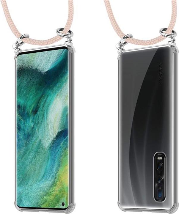 Produktbild Cadorabo TPU Handy Kette SILBER Cover