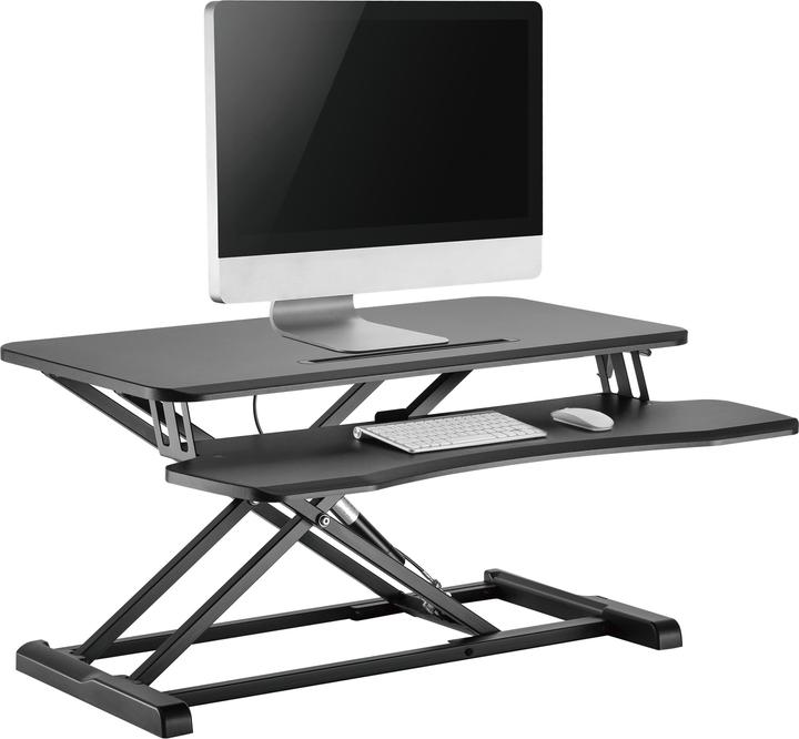 Produktbild equip ERGO Monitortisch mit Sitz-Stehbankerhöhung schw 15kg
