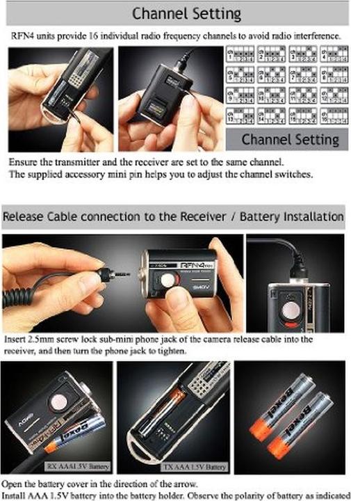 SMDV Radio Trigger Set RFN 4 Canon (RF 905) (Funk)