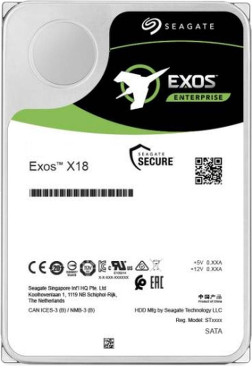 Image du produit Seagate Exos X18 SAS SED (10 To, 3.5", CMR)