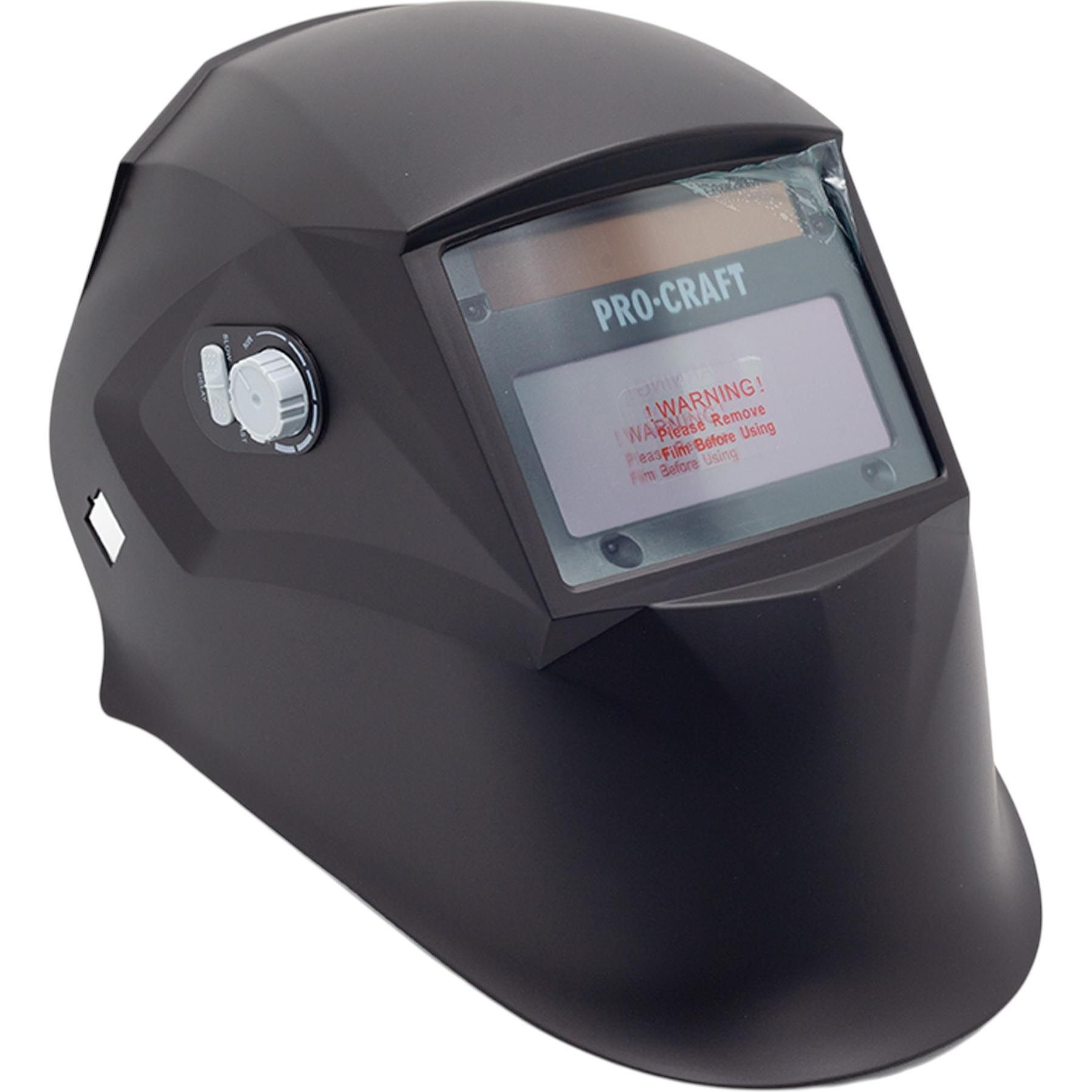 Procraft, Occhiali protettivi + visiera, Casco da saldatura automatico SPH90-800-B