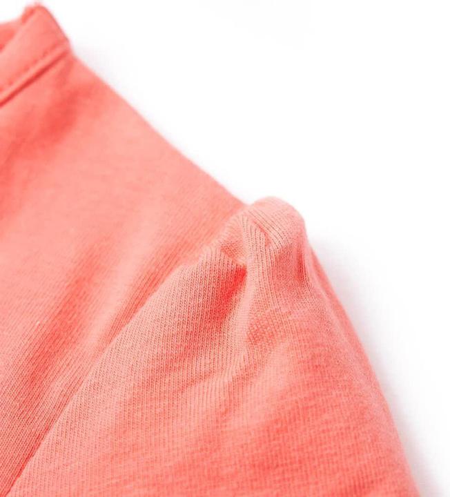 Produktbild vidaXL Kinder-T-Shirt Korallenrosa 128,Material: 95 % Baumwolle. 5 (128)