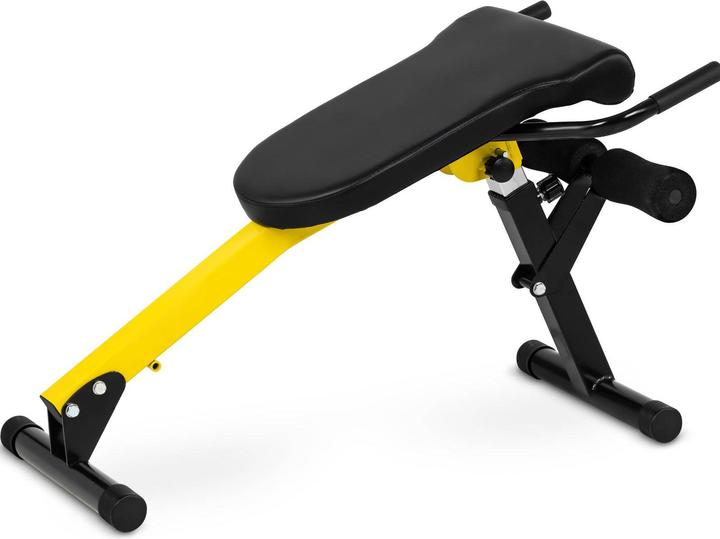 Gymrex Rücken- und Bauchtrainer Hyperextension zusammenklappbar einstellbar 130 kg