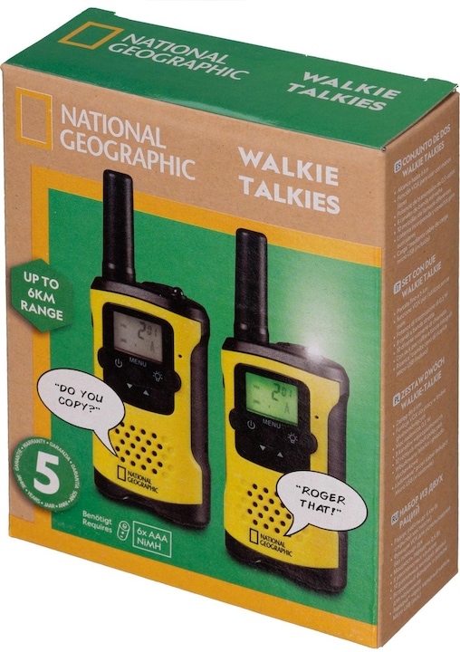 Image du produit National Geographic Kit talkie-walkie de secours (6 km)