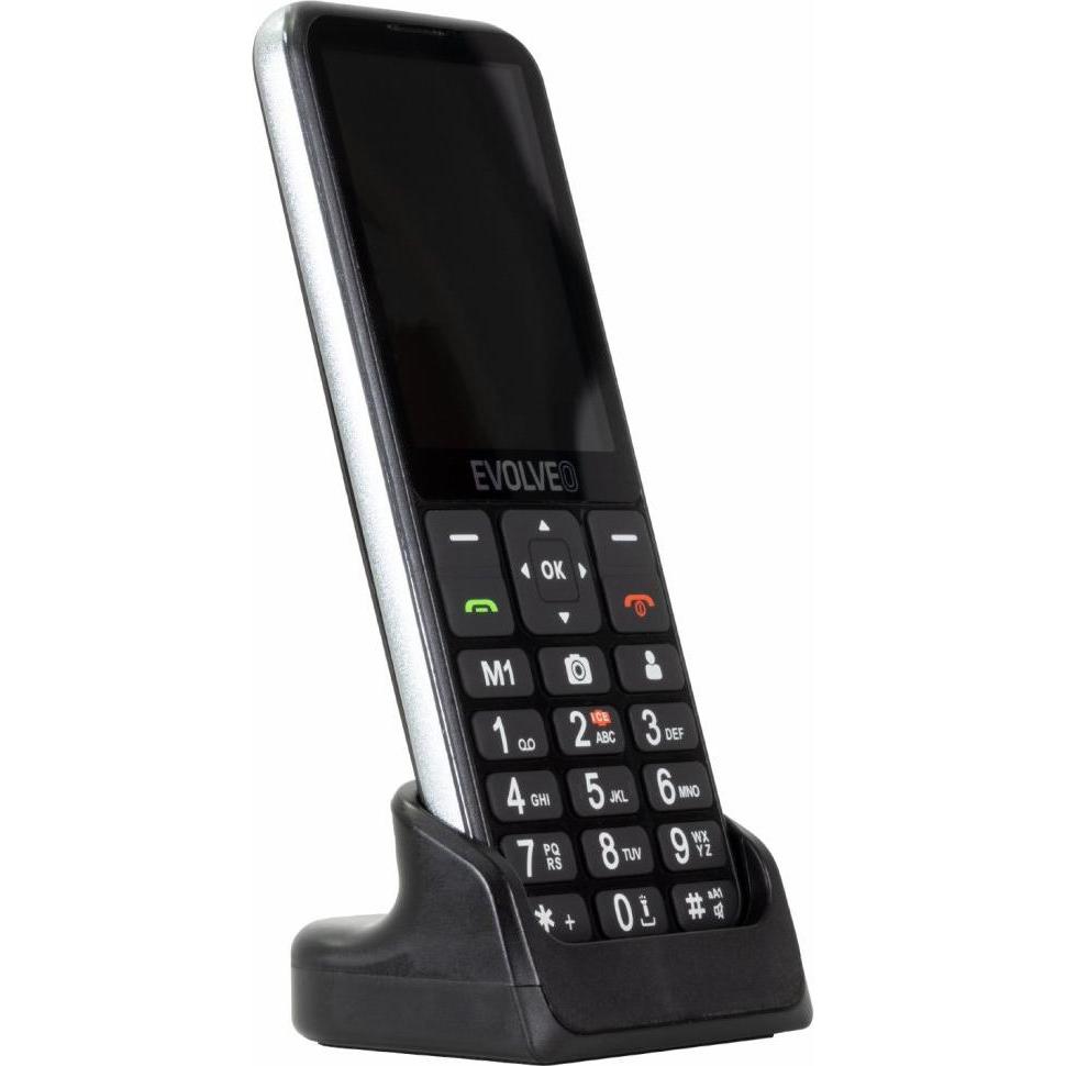 Thumbnail - Evolveo EasyPhone LT, mobilní telefon pro seniory s nabíjecím stojánkem (černá barva) (2.80", 2 Mpx, 4G), Tastenhandy, S...