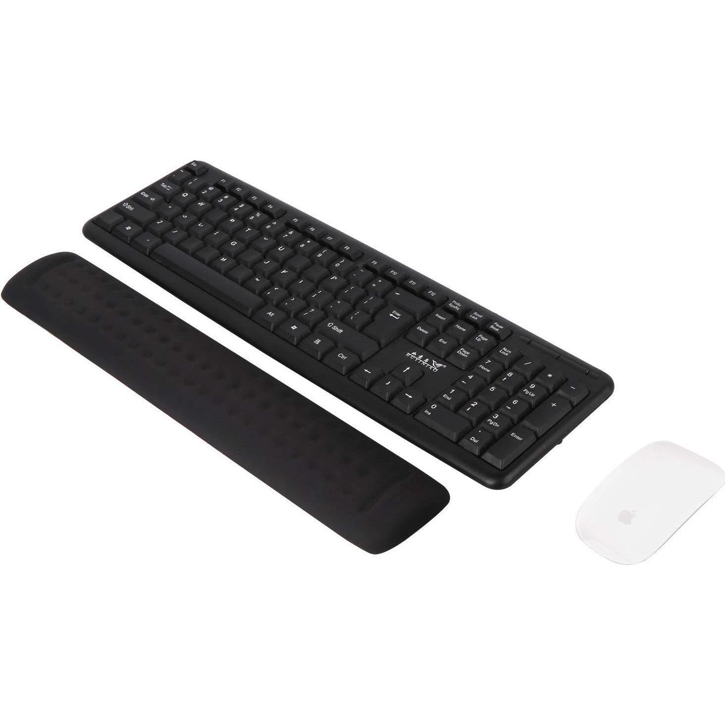 Thumbnail - JTI Ergonomische Handgelenkauflage für Tastatur, Maus + Tastatur Zubehör, Schwarz