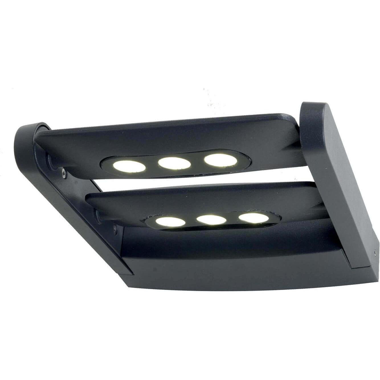 Elstead Lighting, Wandleuchte + Deckenleuchte, Sigmuns LED Aussen-Wandleuchte 6-fach Graphit IP65 (1210 lm)