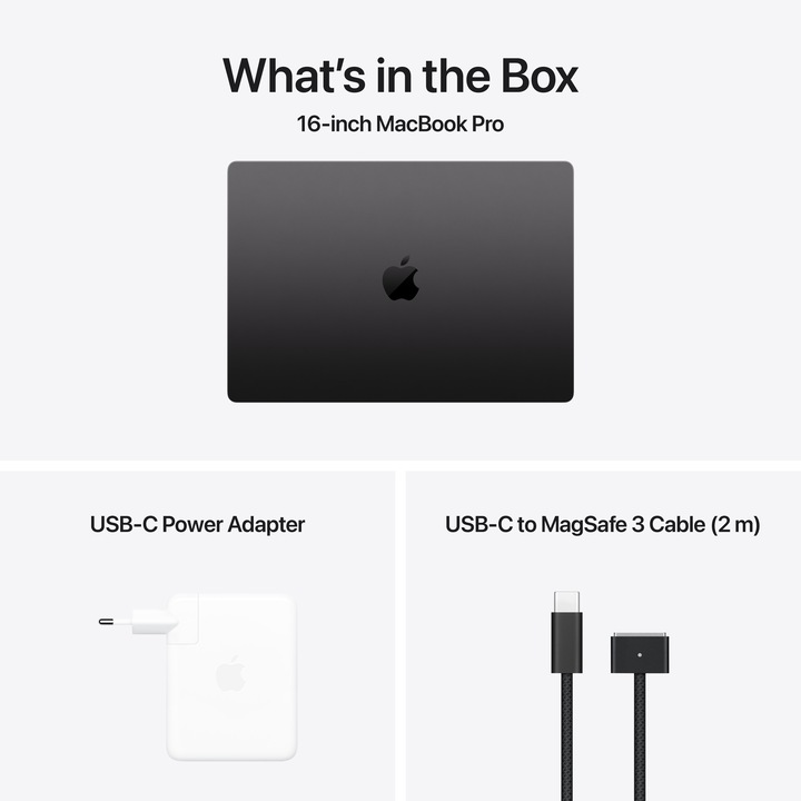 Produktbild Apple MacBook Pro 16 – 2024 (16.20", M4 Pro, 48 GB, 2000 GB, CH)