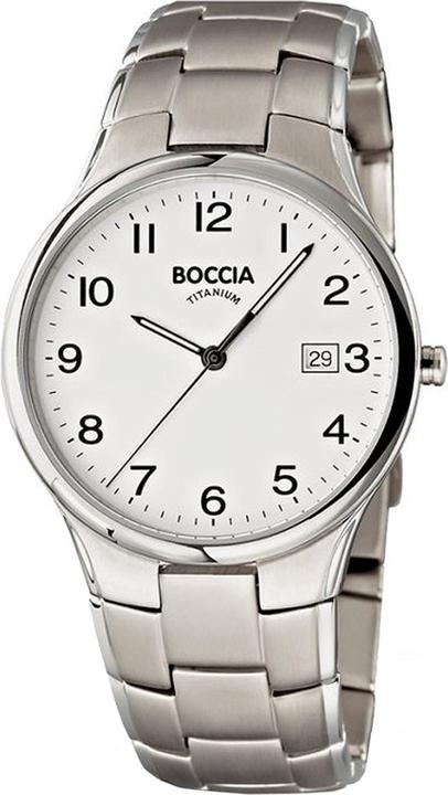 Produktbild Boccia 3512-08 Herrenuhr Titanium 36mm 5ATM (Analoguhr, 36 mm)