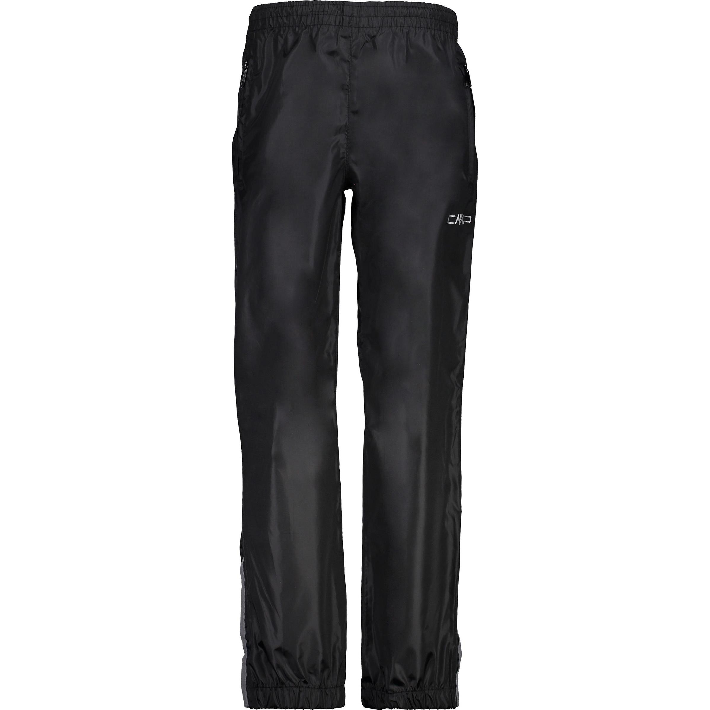 CMP Campagnolo, Jungen, Outdoorhose, Regenhose (128), Schwarz, 128