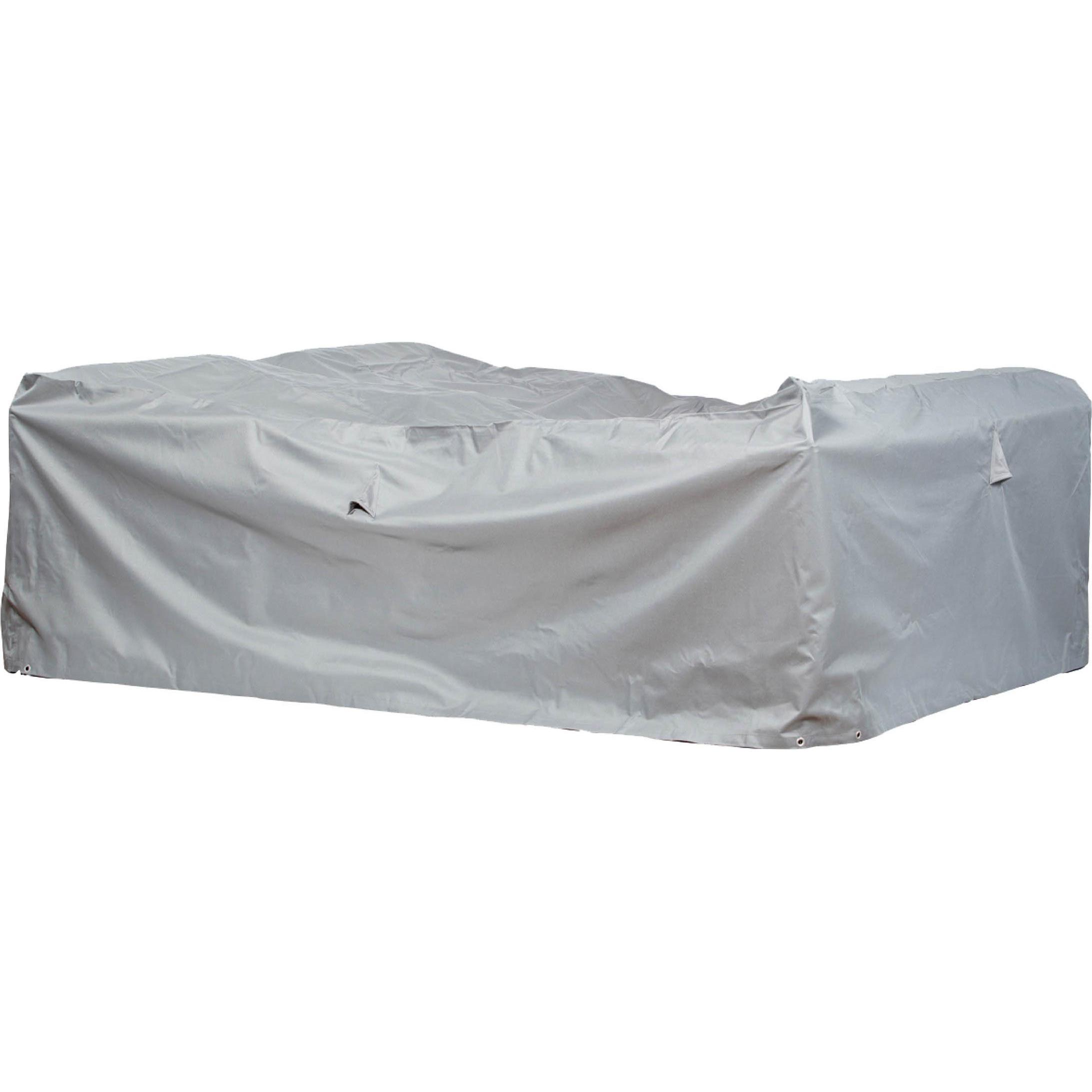 Mehr Garten, Wetterschutzhülle, Schutzhülle für Gartensofa-Set rechteckig / quadratisch 225 x 225 x 80 cm poly