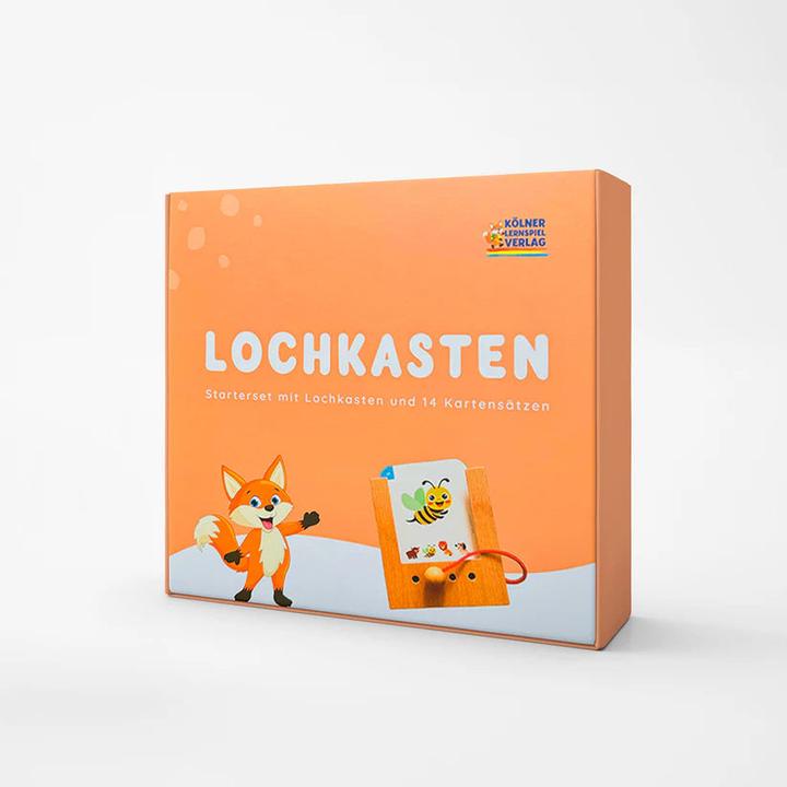 Produktbild Kita Starterset mit dem Lochkasten und 14 Kartensätzen
