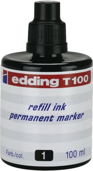 Produktbild Edding Permanent Marker Tusche T-100-1 (1 Stück, Schwarz)