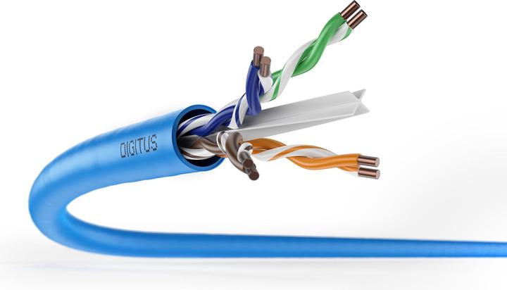 Produktbild Digitus Cat.6A U/UTP Verlegekabel, 500 m, simplex, Dca (U/UTP, CAT6a, 500 m)