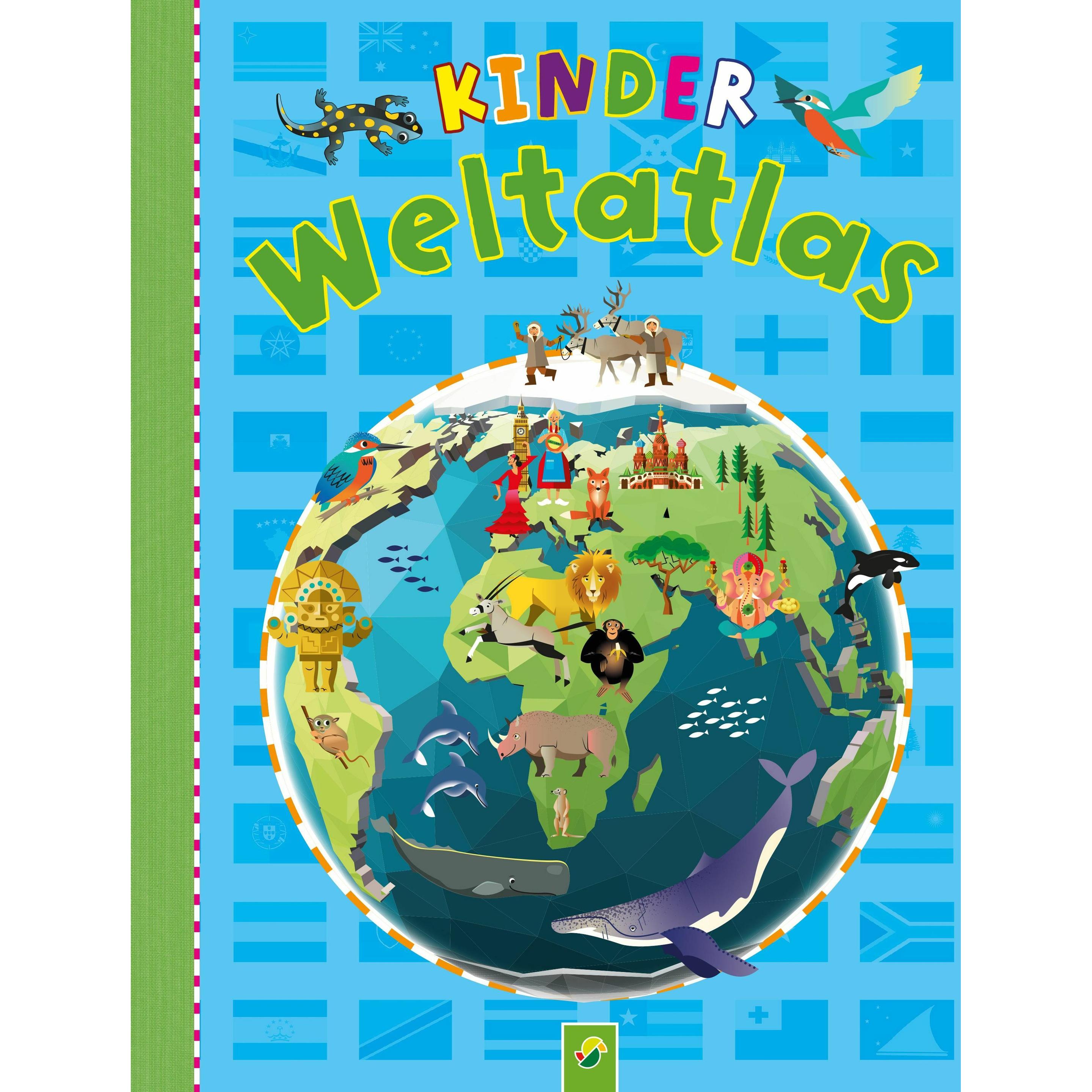 Kinderweltatlas, Kinderbücher von Mark Ruffle, Schwager & Steinlein Verlag, Sandra Noa