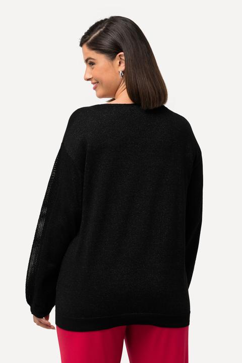 Produktbild Ulla Popken Pullover, Ziersteine, V-Ausschnitt, Langarm (46, 48)