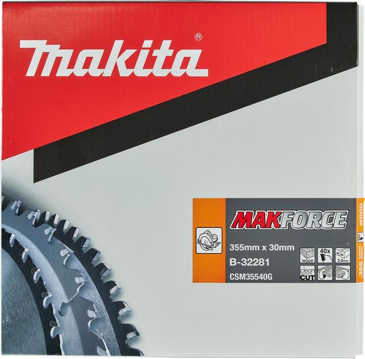 Produktbild Makita MAKFORCE Sägeb. 355x30x40Z