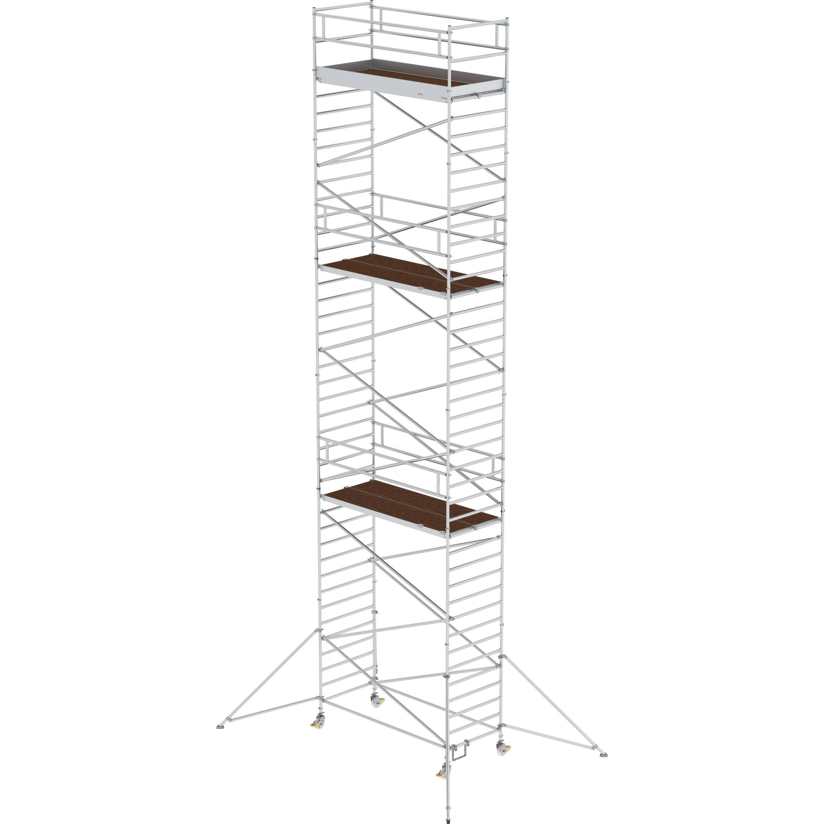 Munk Rollgerüst 1,35 x 3,0 m mit Ausleger & Doppel-Plattform ...