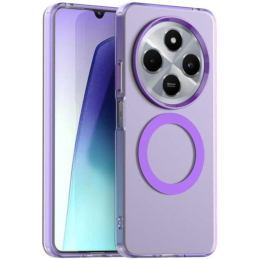 Techsuit - CandyCase MagSafe - Xiaomi Redmi 14C / Poco C75 - Purple (Xiaomi Poco C75, Xiaomi Redmi 14C), Cover smartphone, Viola