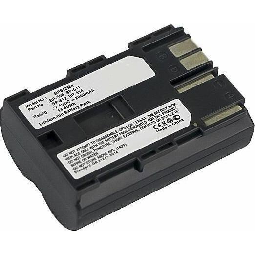 CoreParts Camera Battery for Canon (Akku), Kamera Stromversorgung, Schwarz