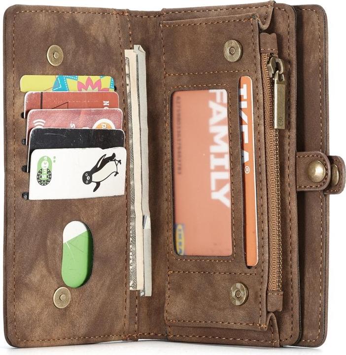 Produktbild Caseme Apple iPhone XR Echtleder Portemonnaie Karten Hülle (Apple iPhone XR)