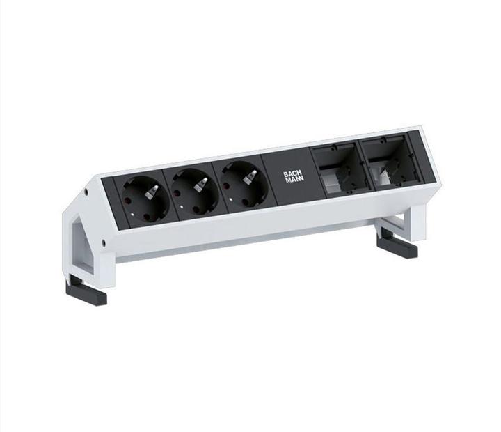 Produktbild Bachmann DESK2 - 3xSchuko & 2xEmpty (5x, CEE 7/3)