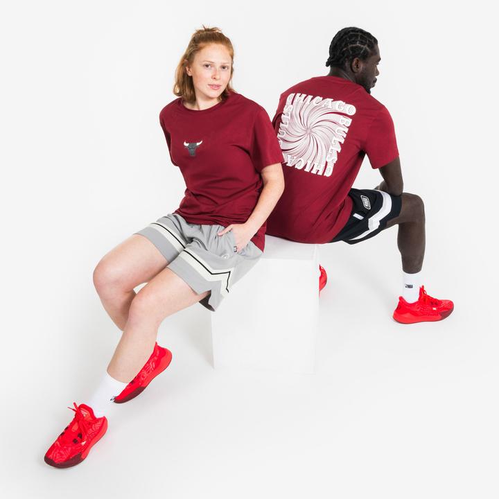 Produktbild Tarmak Damen/Herren Basketball T-Shirt NBA Chicago Bulls - TS900 rot (L)