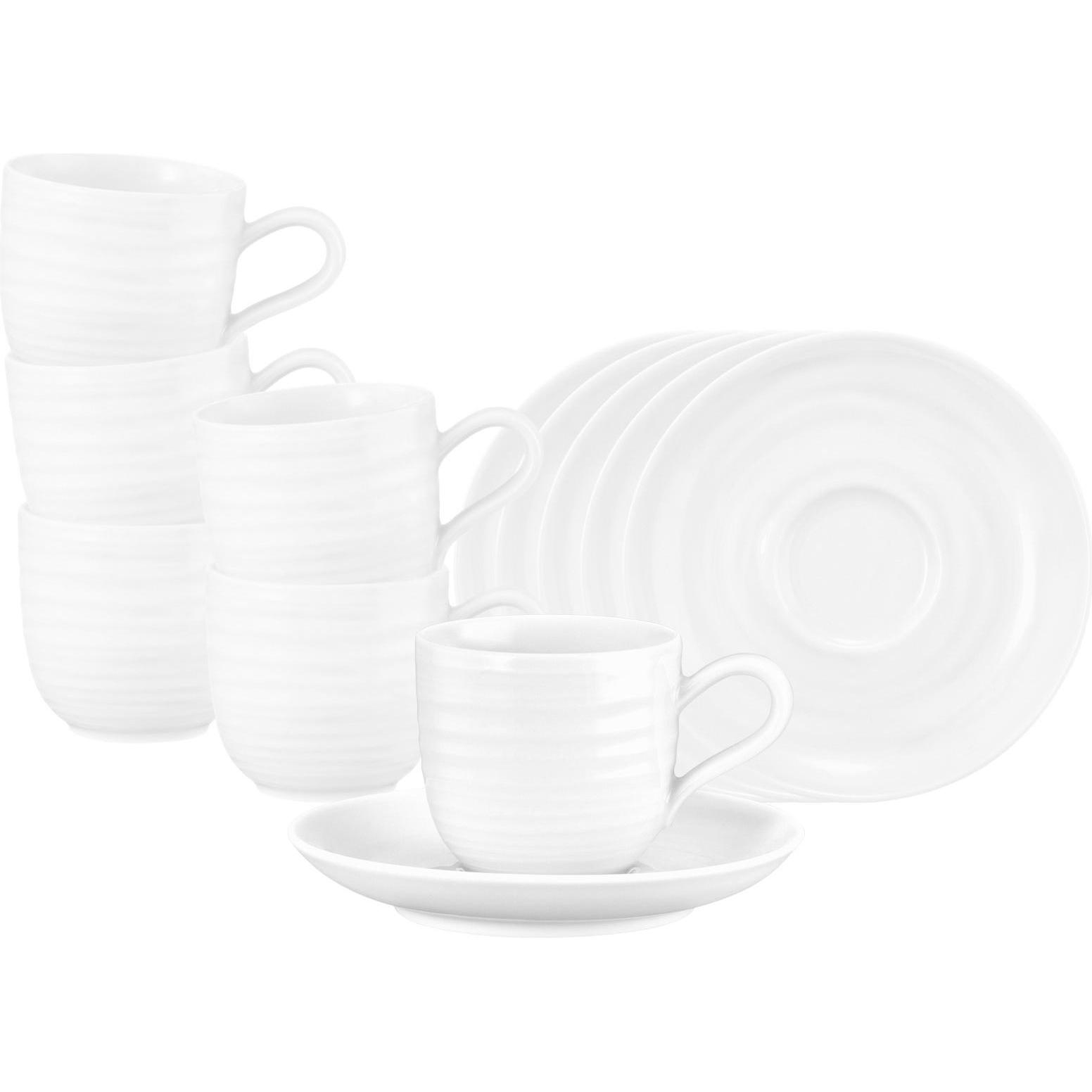 Seltmann, Tasse, Terra Espressotassen mit Untertassen (90 ml, 6 x)