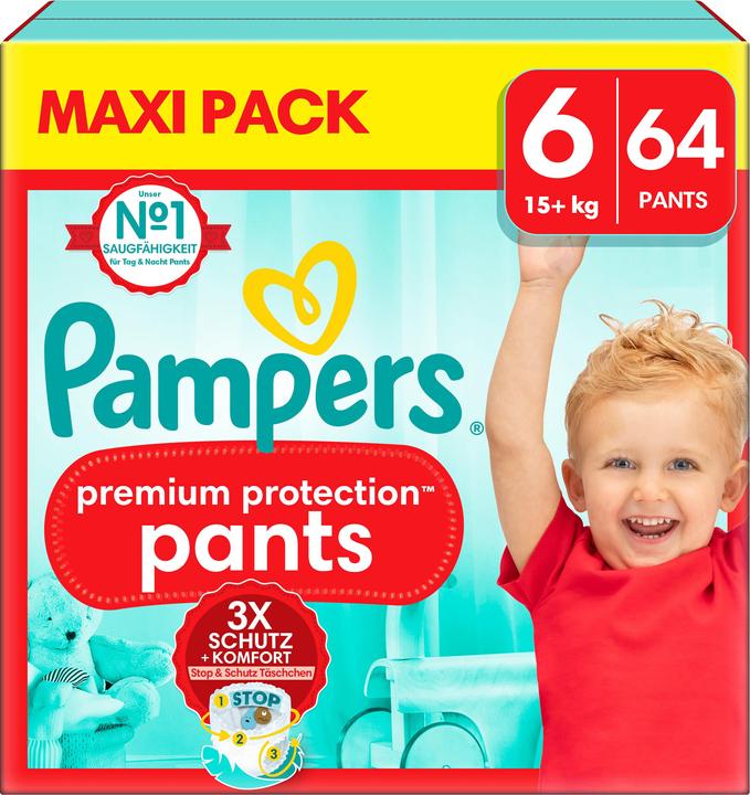 Actual product image Pampers Premium Protection Pants (Size 6, 64 pcs.)