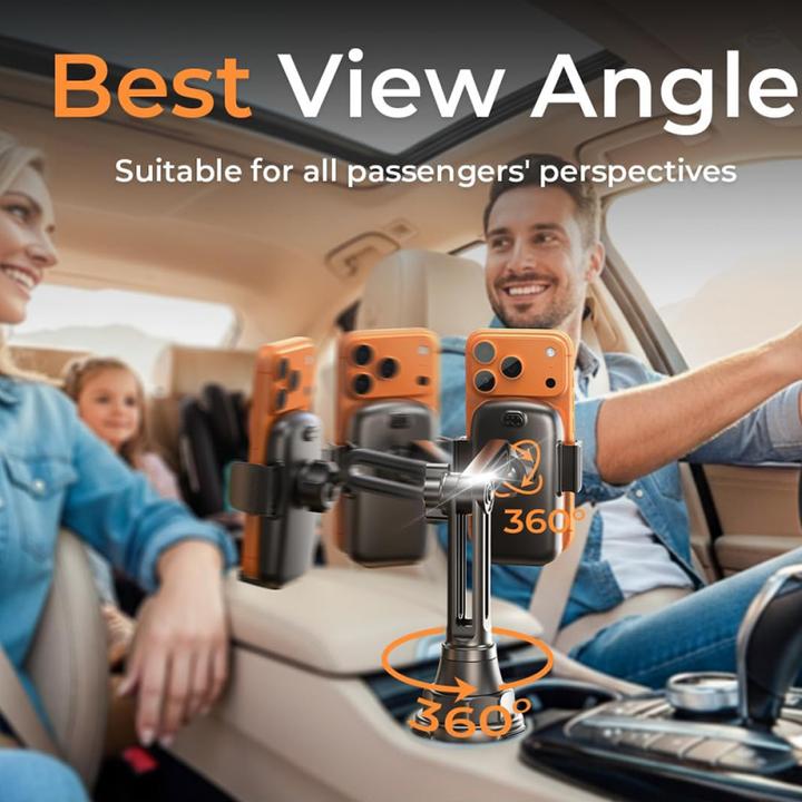 Actual product image Lisen Car Holder 4.5inch - 12.9inch, Black