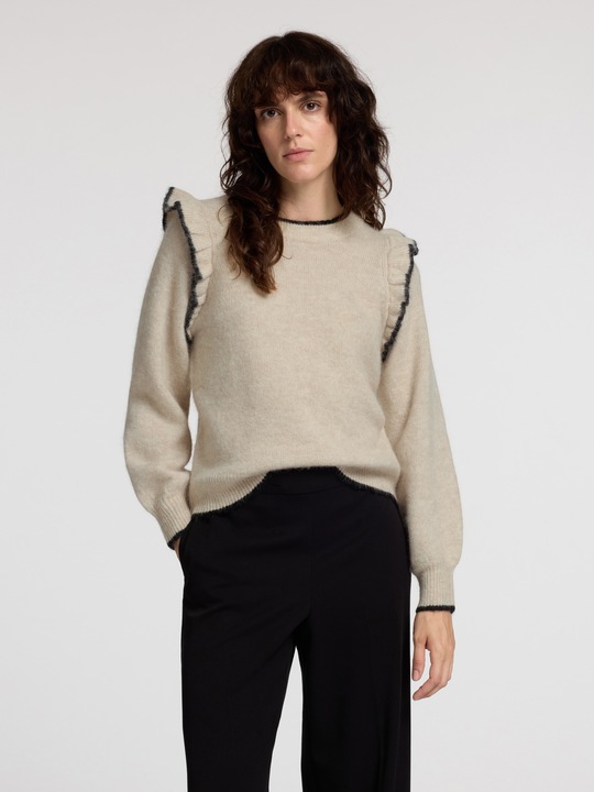 Produktbild Selected Femme Gerüschter Pullover (L)