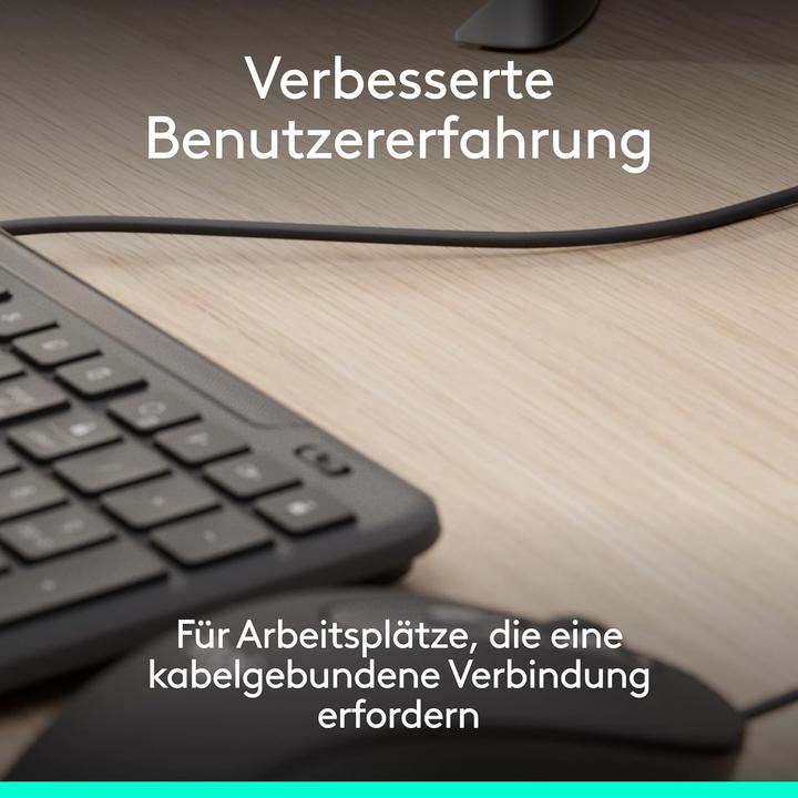 Produktbild Logitech MK620 Combo for Business (DE, Kabelgebunden)
