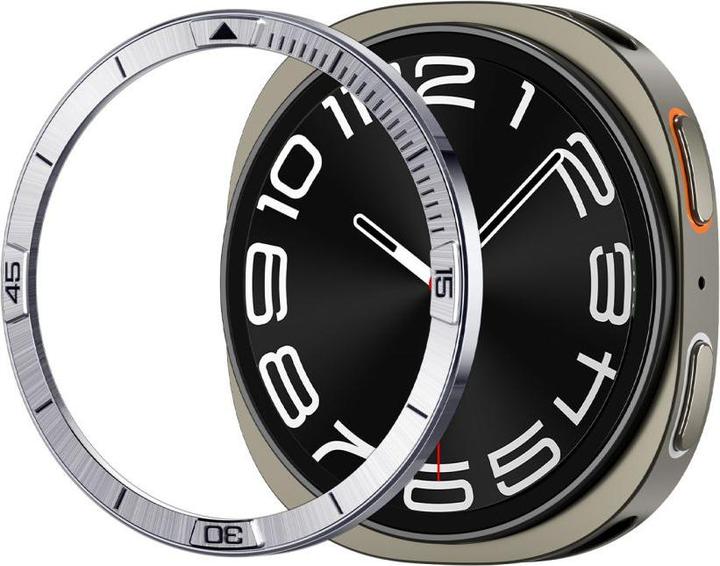 Image du produit Spigen - Bezel Tune Pilot - for Samsung Galaxy Watch8 44mm, Stainless Steel - Silver