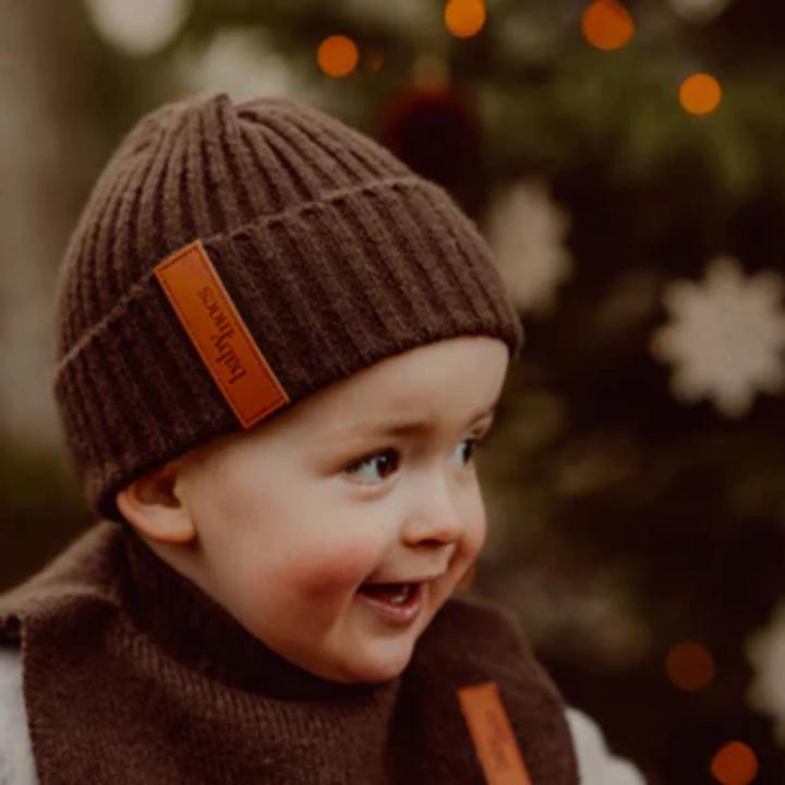 Actual product image BabyMocs Beanie - Brown