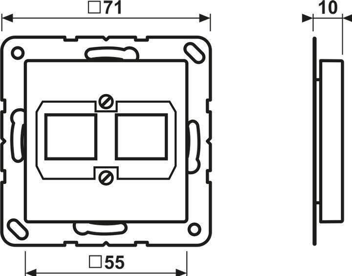 Actual product image JUNG ARB1 TEST A569-21ACSWW