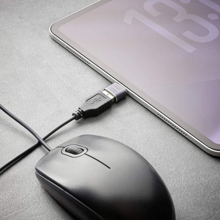 Image du produit Intenso 3-pack USB Adapter USB-A -> USB-C C480C Aluminium (USB 2.0)
