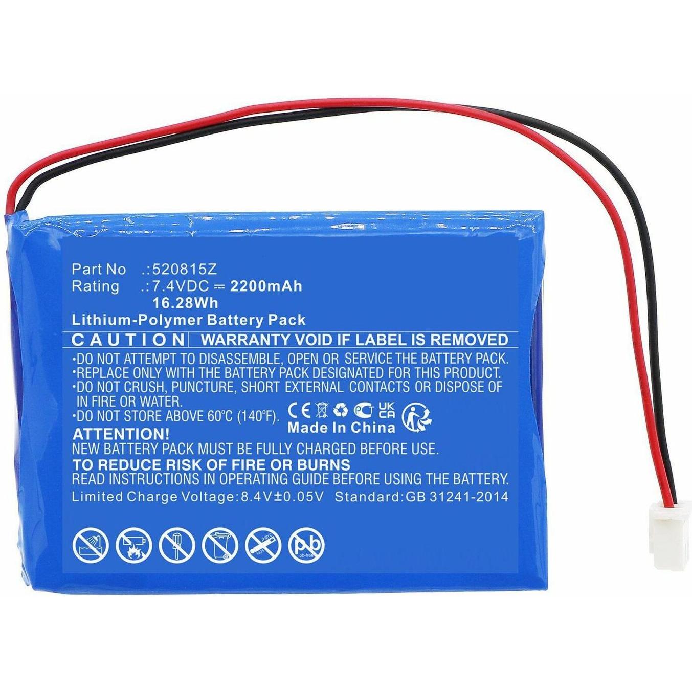 CoreParts, Fahrzeug Navigation Zubehör, Battery for Pentair Alarm