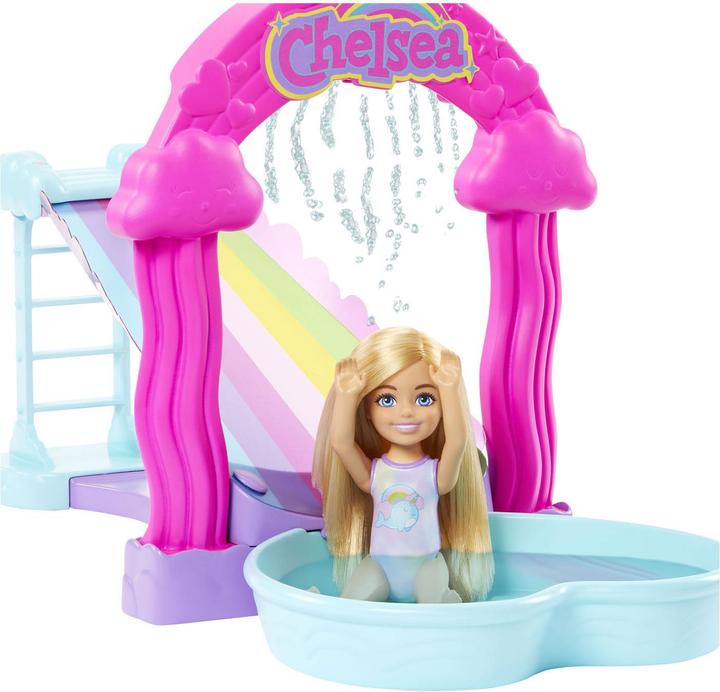 Actual product image Mattel Barbie Chelsea water slide playset