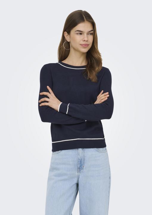 Produktbild Only Onlandrea Ls Contr O-Neck Knt Noos (M)