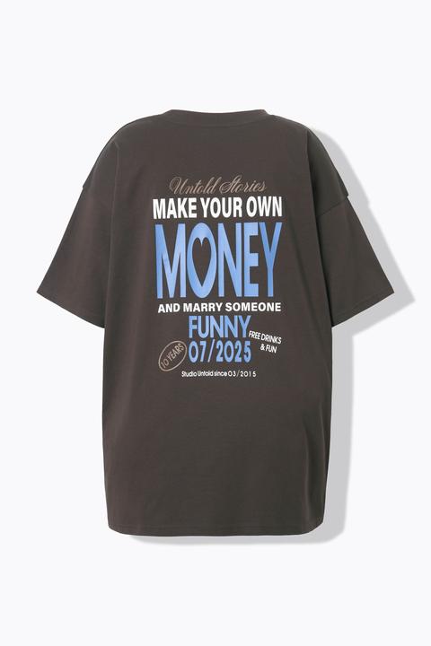 Produktbild Studio Untold T-Shirt, oversized, Writing-Print (54)