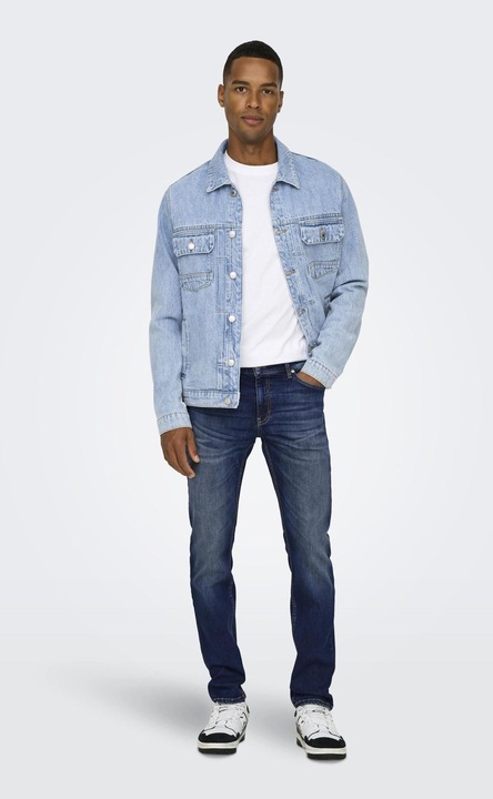 Actual product image Only & Sons ONSLOOM Niedrige Taille Slim Fit Jeans Slim Fit Jeans (W30/L34)