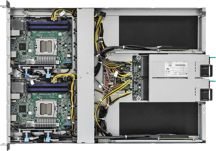 Actual product image AsRock Barebone Server 1U Single Socket AM5 1U2N2G-AM5/2T